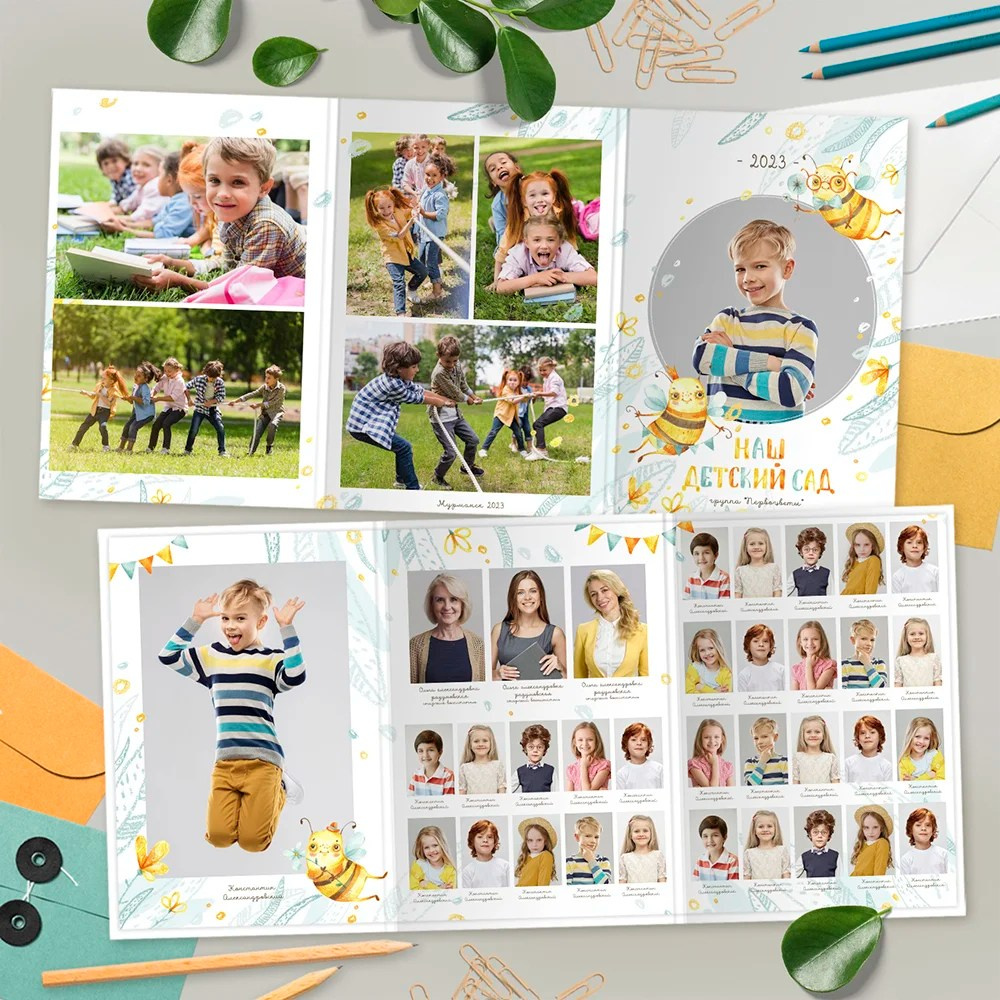 Каталог фотокниг для детского сада. Профессиональный фотограф в Подольске Елена Локтионова