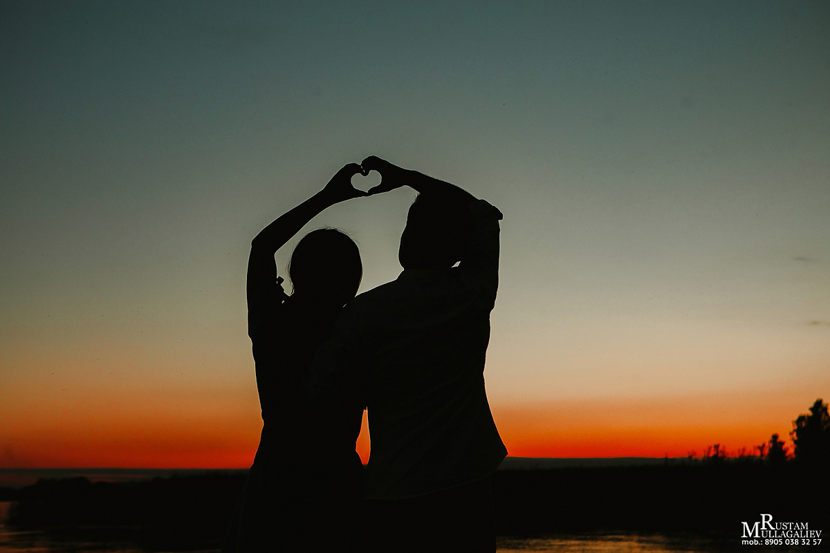 лавстори на закате, закат Казань, фотосессия лавстори: love story закат