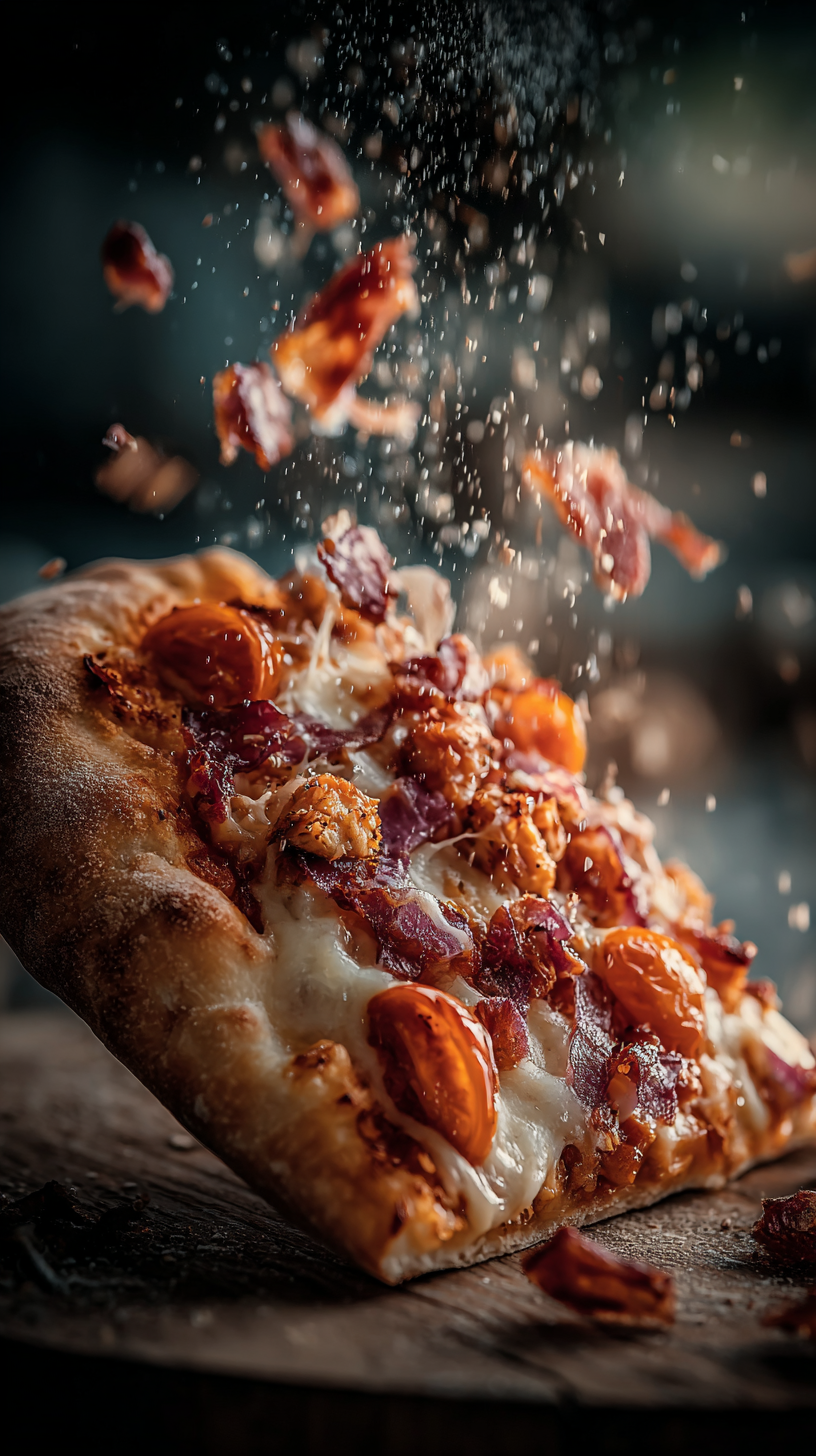 Визуальная концепция для пиццерии. Ekaterina Kiral — Visual Branding & AI Creation