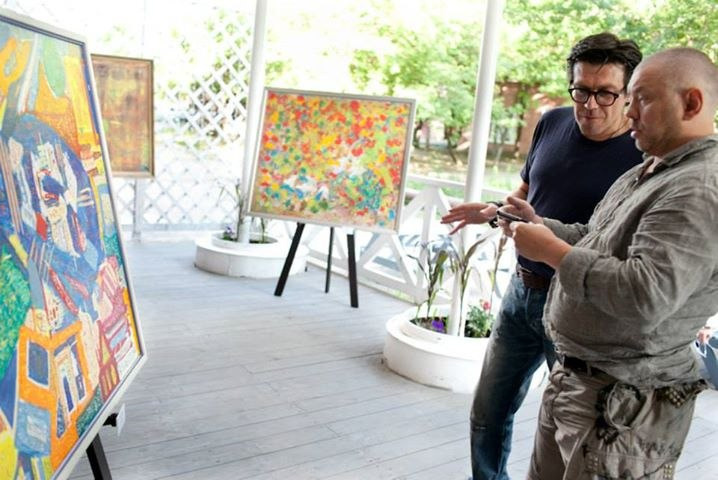 73 street gallery by  Elena Komarenko .  Alex Firsov founder of lavism art. Courtesy of the artist