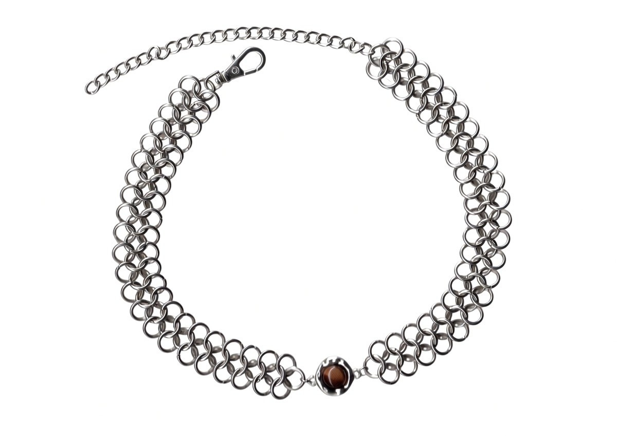 Чокеры из кольчуги. Украшения из кольчуги в Москве Соня Спросонья