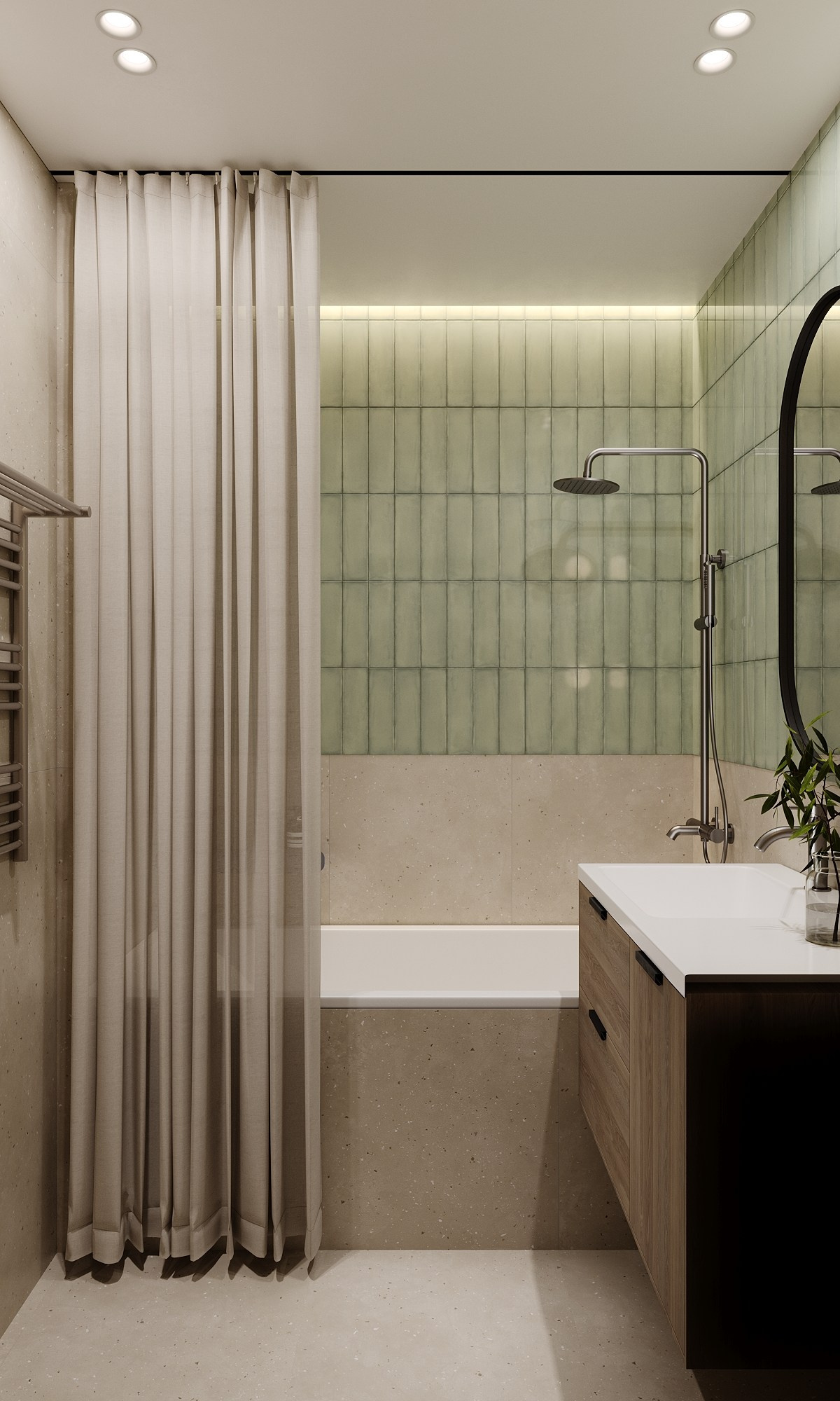 ЖК Открытие 65.8 м². Дизайнер интерьера квартир и частных домов в Казани