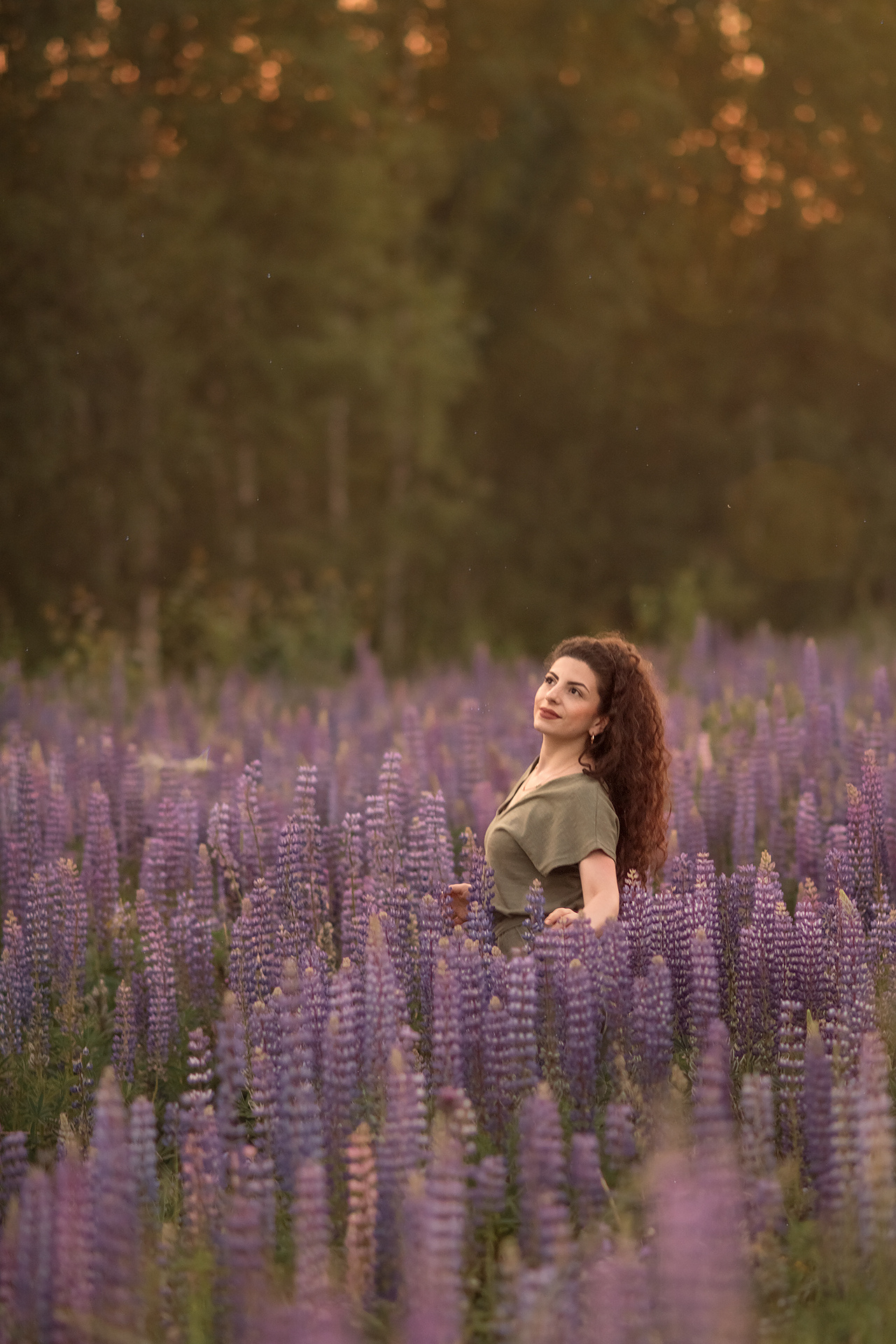 Женщина пахнет цветами…. Фотограф Юлия Кондратьева