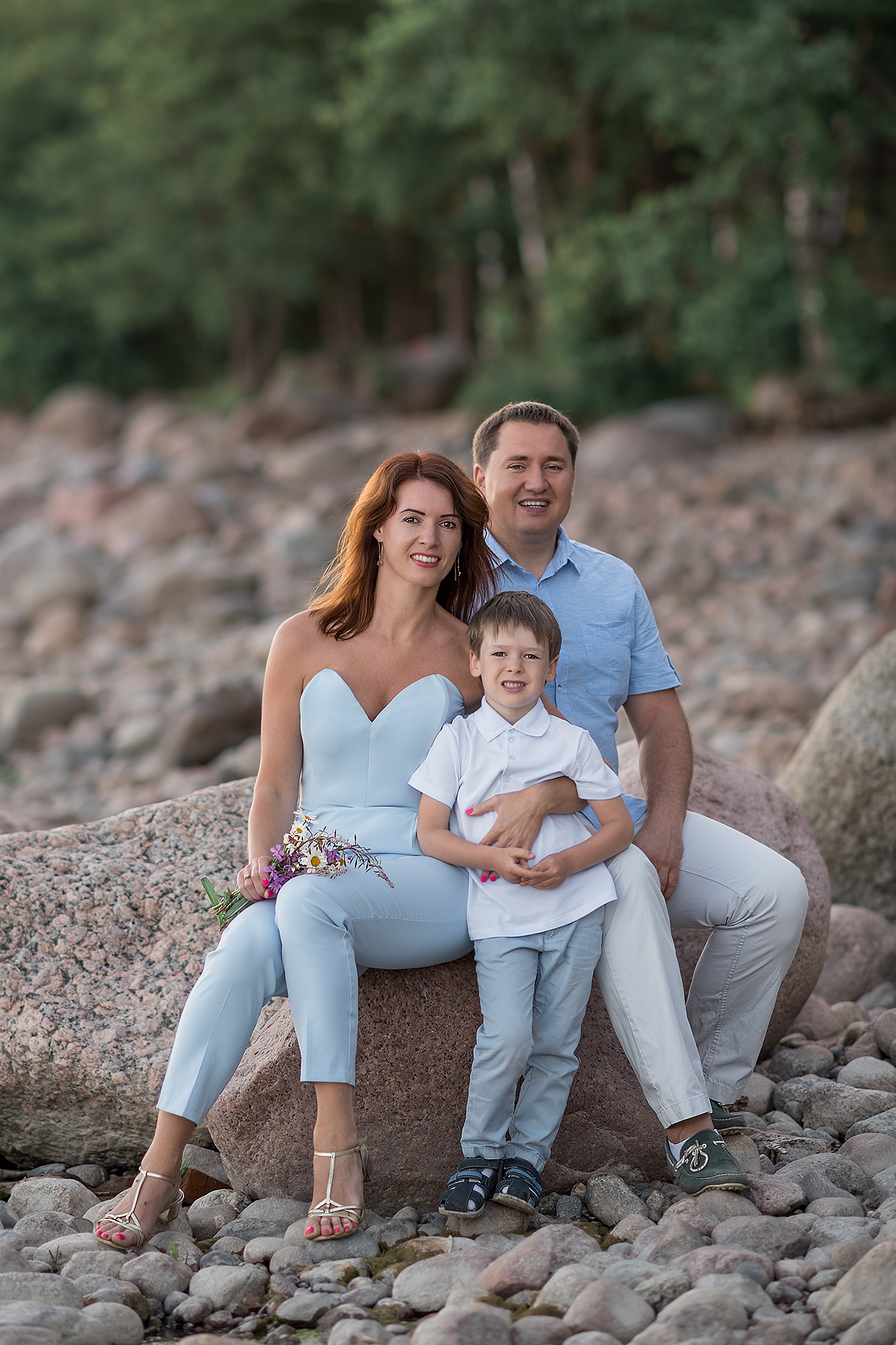 Красивейшая семейная фотоистория на берегу Финского залива. Фотограф Юлия Кондратьева