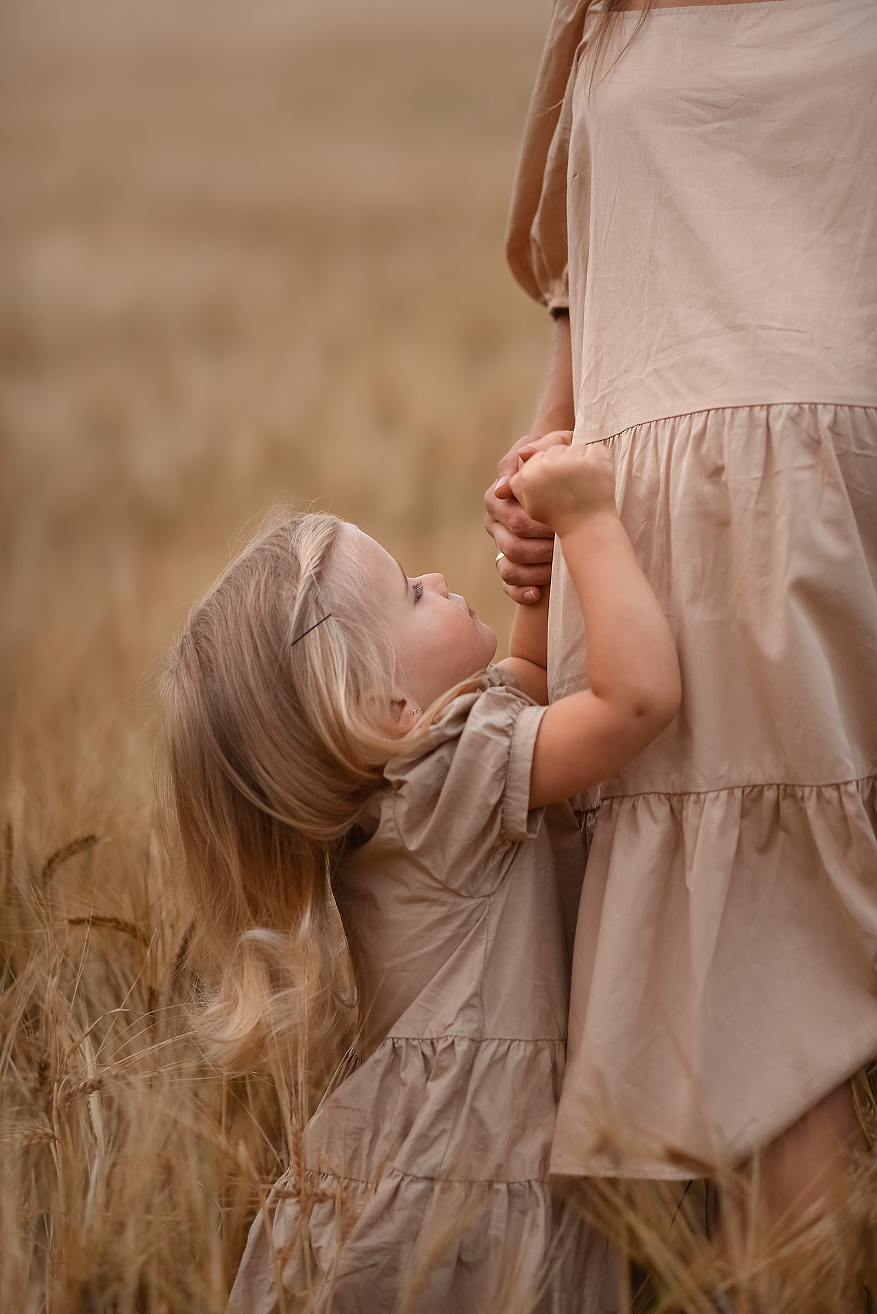 Фотосессия в пшенице в Санкт-Петербурге. Фотограф Юлия Кондратьева