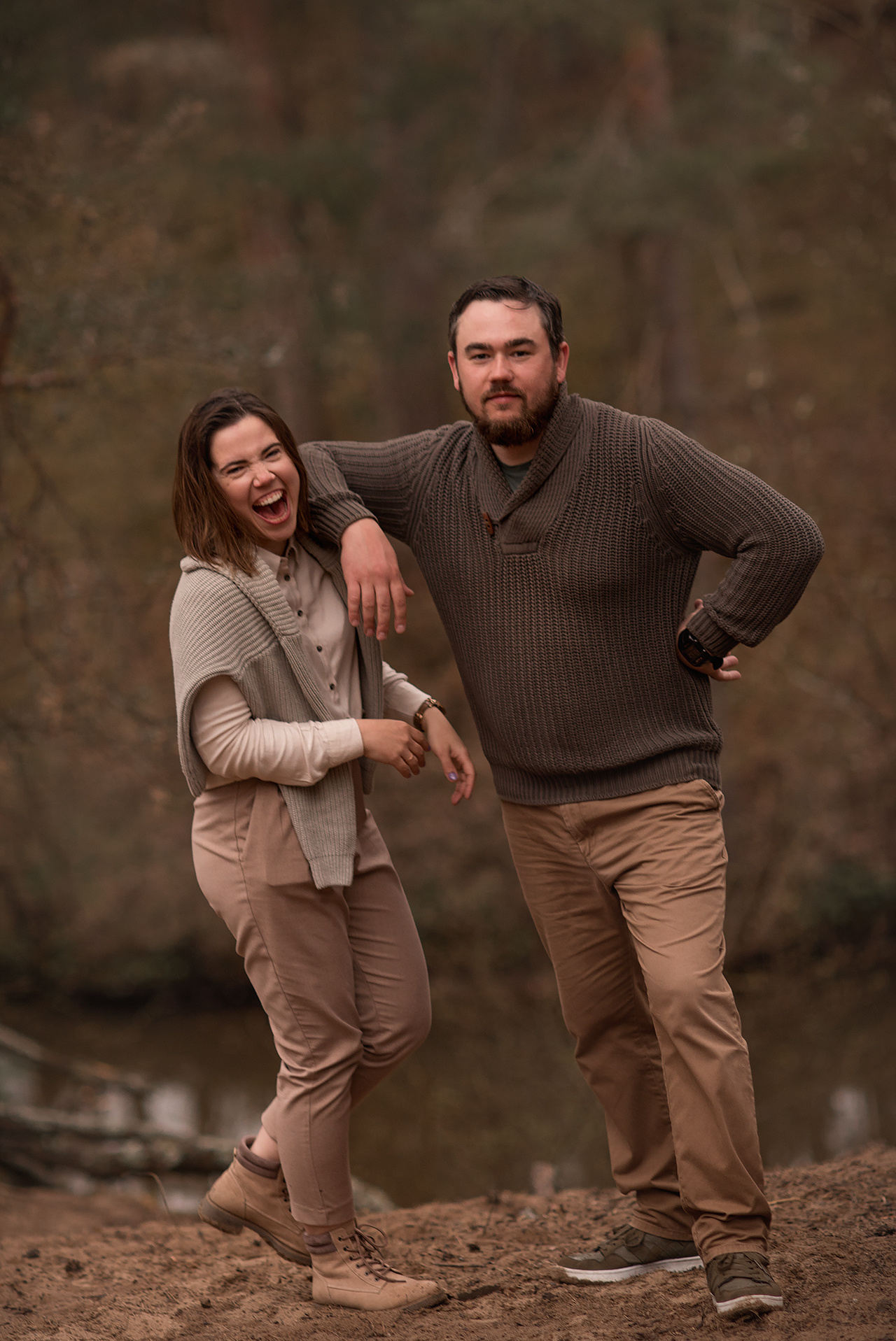 Фотосессия в сосновом лесу Сестрорецка. Фотограф Юлия Кондратьева