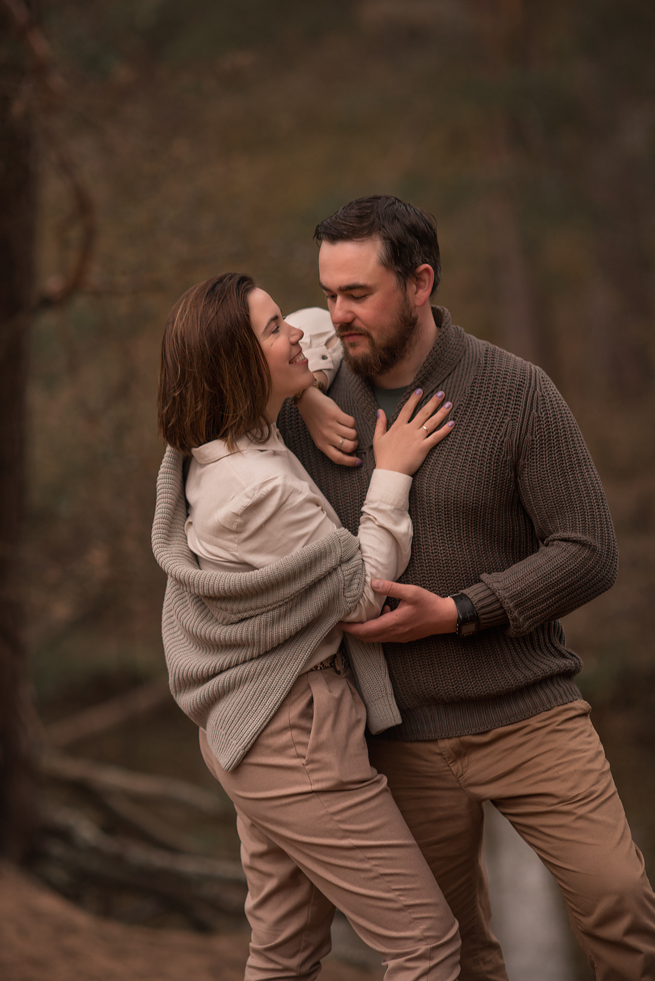 Фотосессия в сосновом лесу Сестрорецка. Фотограф Юлия Кондратьева