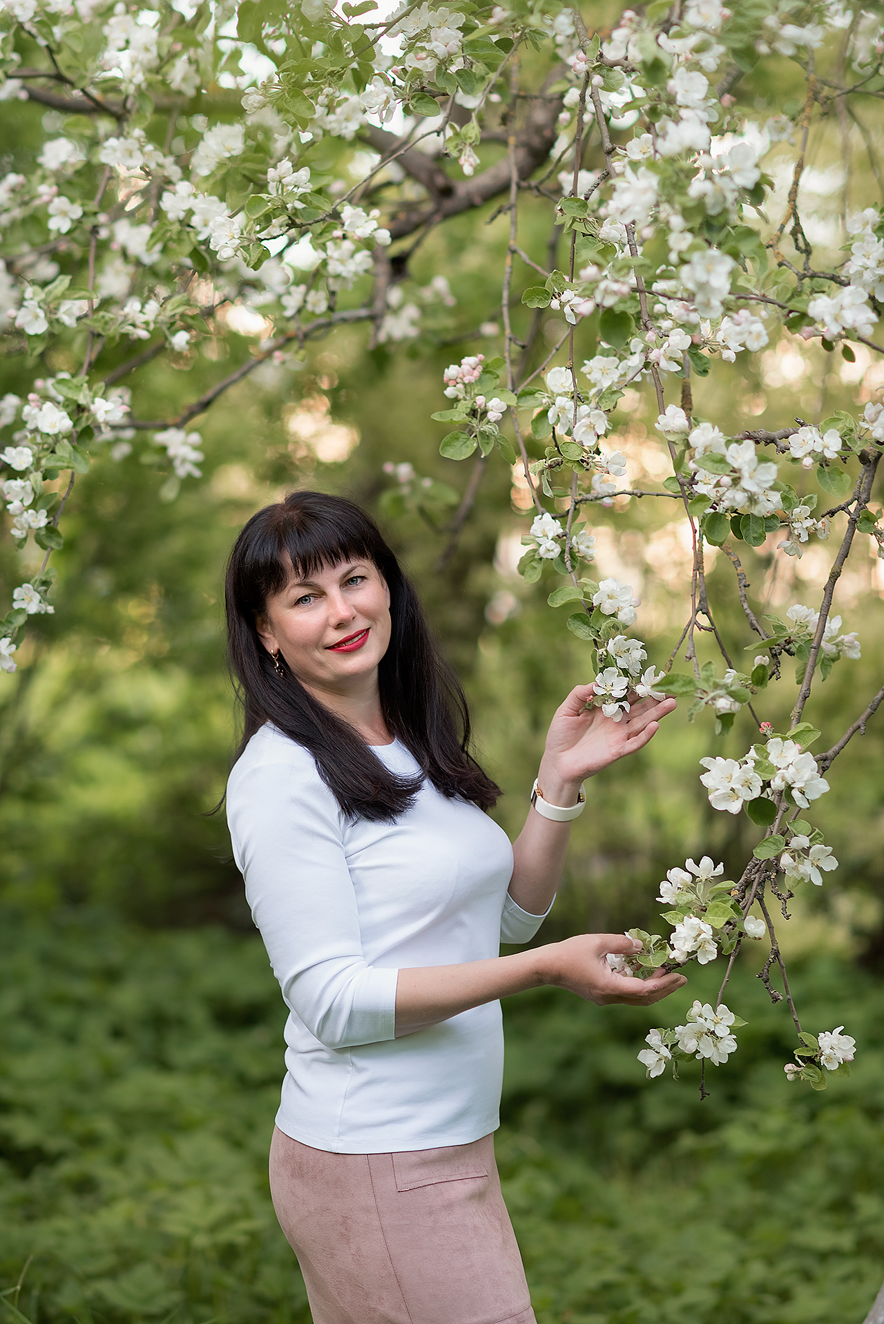 Фотосессия в цветении в СПб. Фотограф Юлия Кондратьева