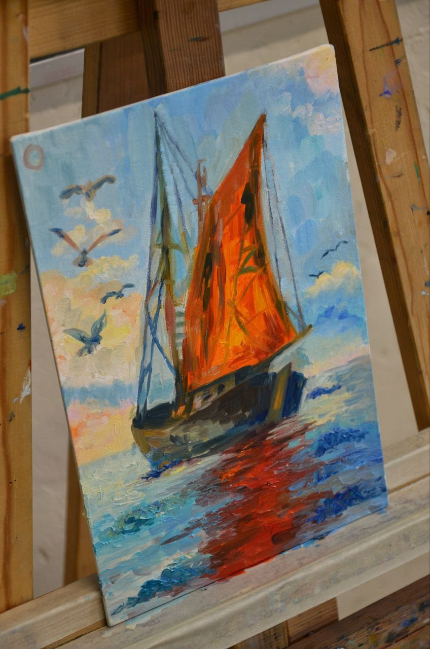 Зов моря. Мастер-классы ● Изостудия «Мы рисуем!» ● Южное Бутово, Москва