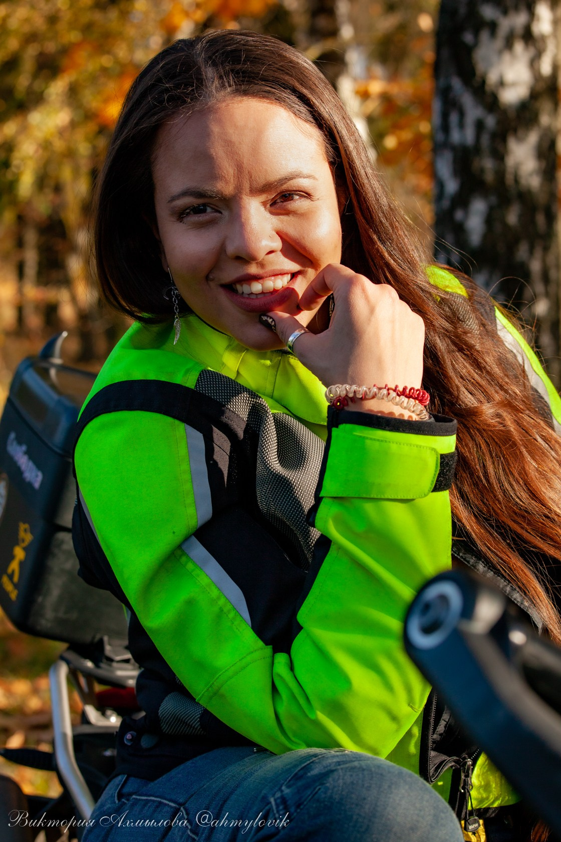 Маша Печенька (BMW GS1200). Виктория Ахмылова. Фотограф в Москве