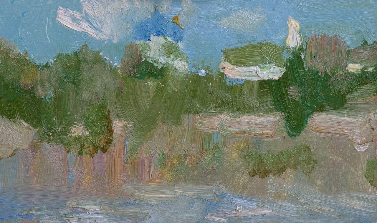 Суздаль. Художник Александр Каверин