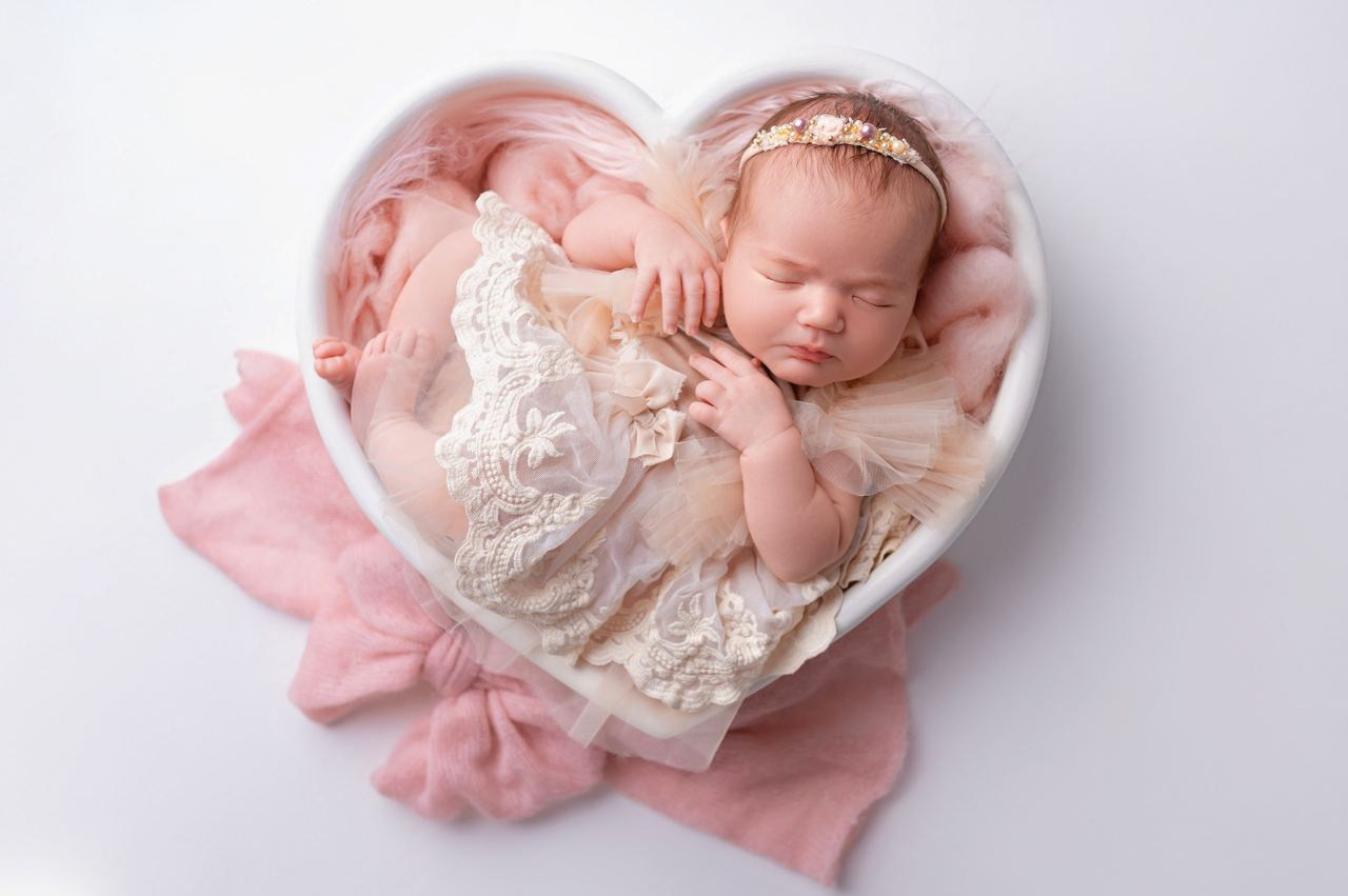 Новорожденные девочки. Детский фотограф в городе Жуковский Алиса Коробанова
