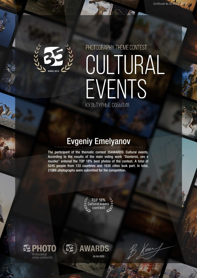 35 Awards. Фотопрогулки по Миру