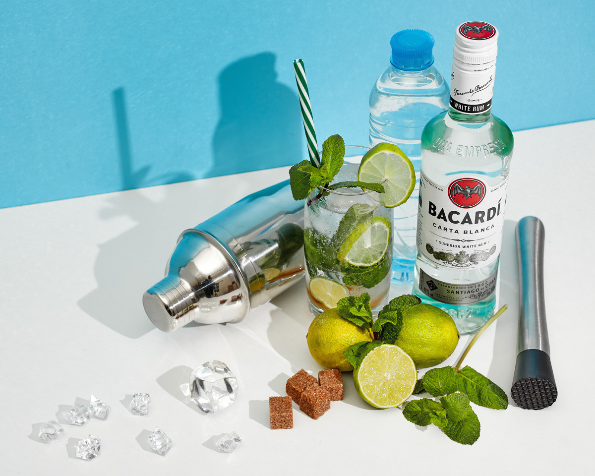 Baccardi. Фудфотосъемка для оформления меню.