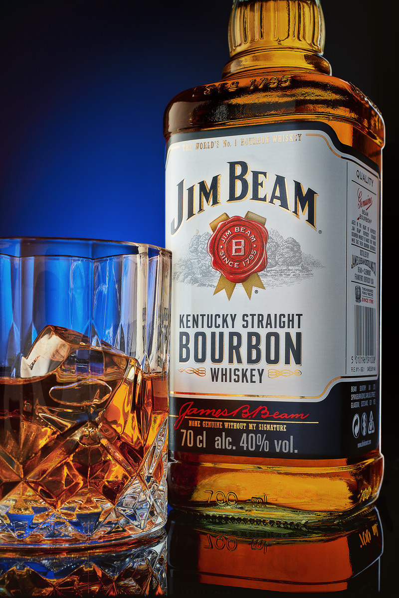 Jim Beam. Виски. Контентная фотосъемка для соцсетей.