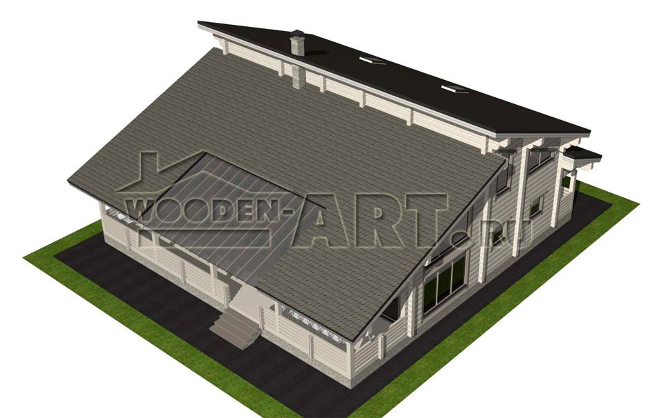 «Красково» 332 кв. м. Проекты деревянных домов