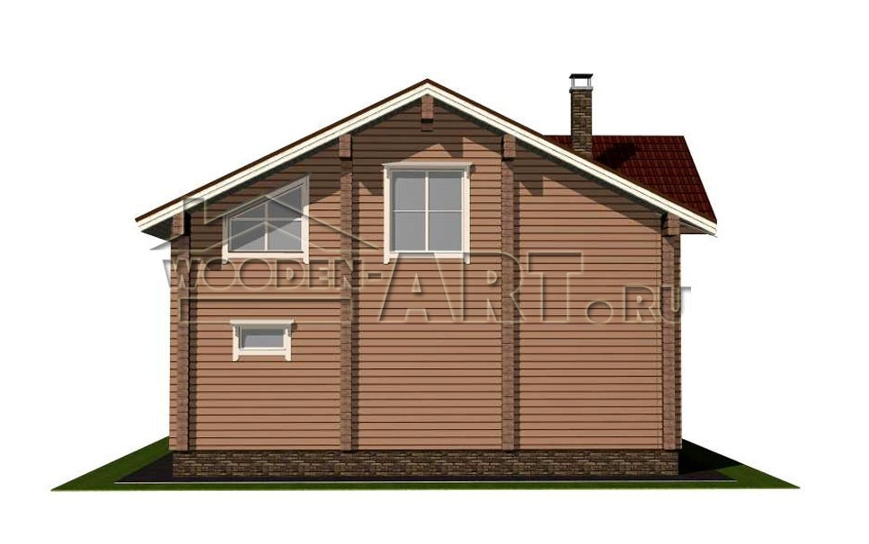 «Сахалин» 178 кв. м. Проекты деревянных домов