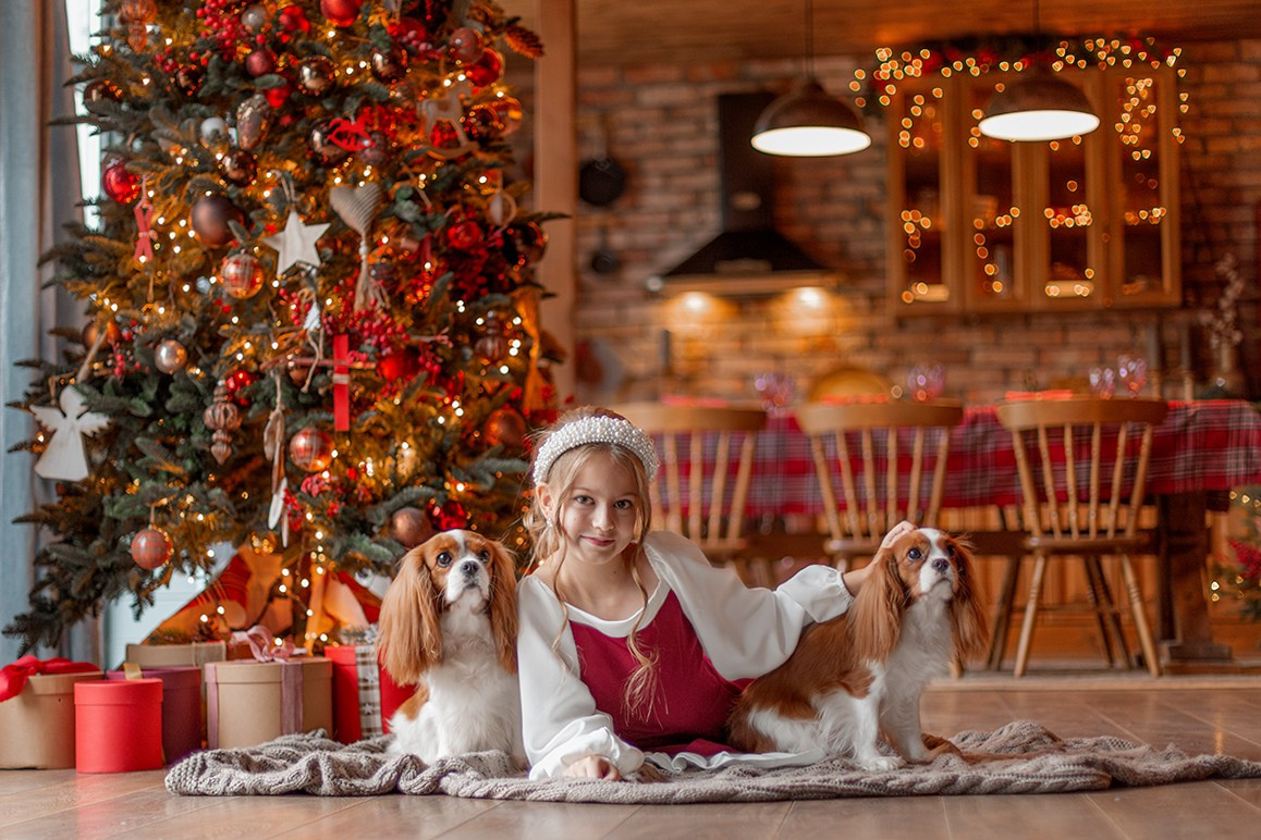 Новогодние фотокарточки. Семейный и детский фотограф в Москве Алёна Кораблина