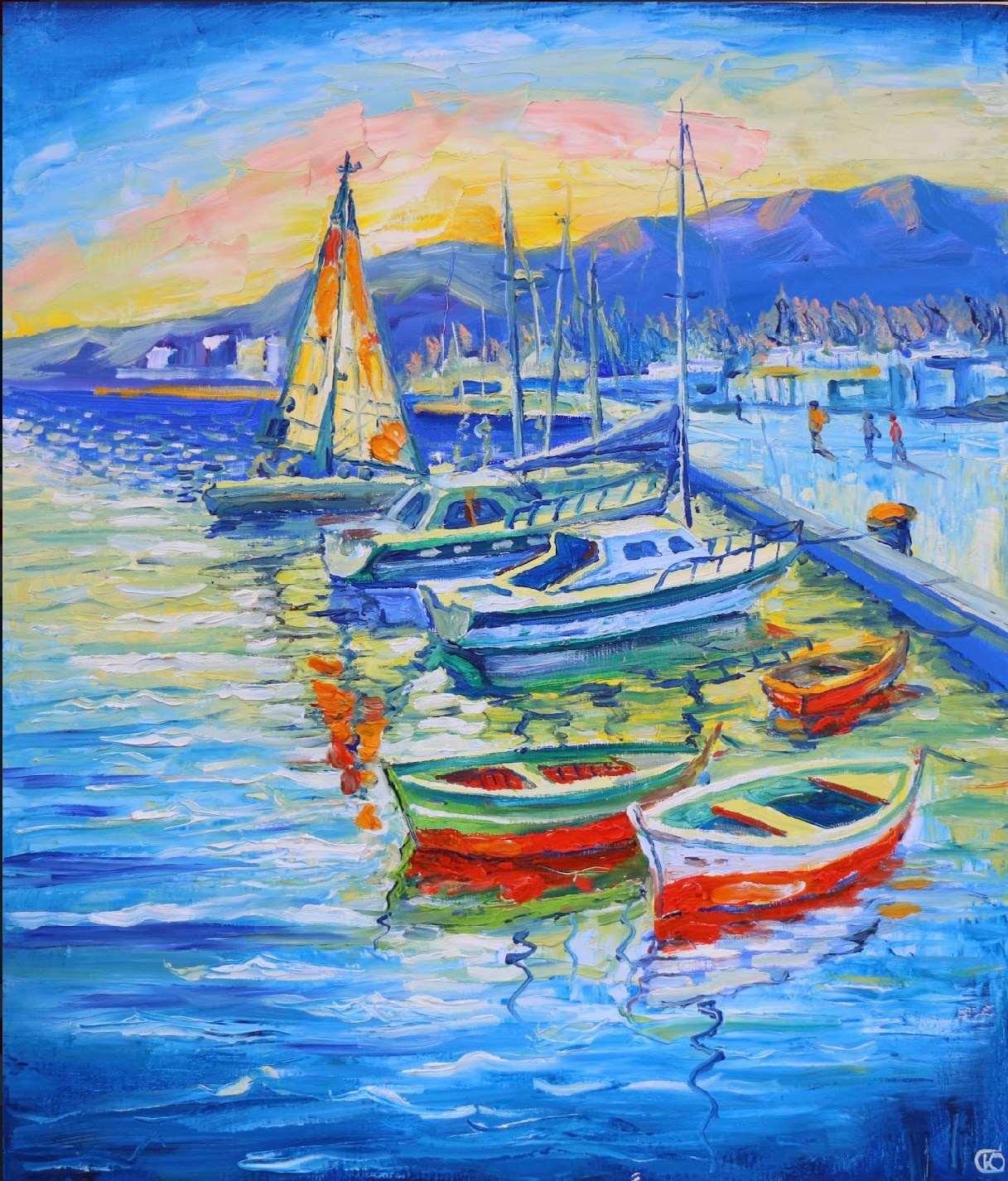 Морские пейзажи. Продажа картин маслом на холсте в г. Ялта