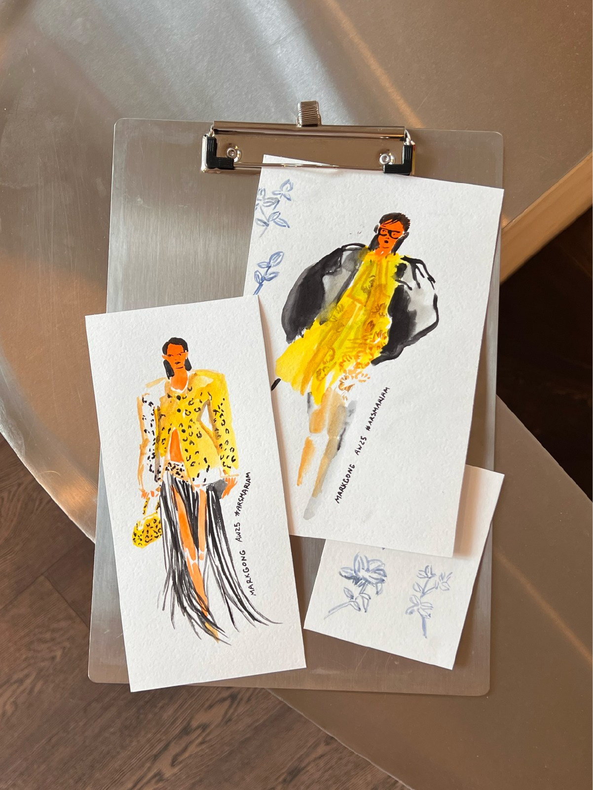 Markgong 2025 Autumn/Winter. Фэшн иллюстратор из Москвы Власенко Мария