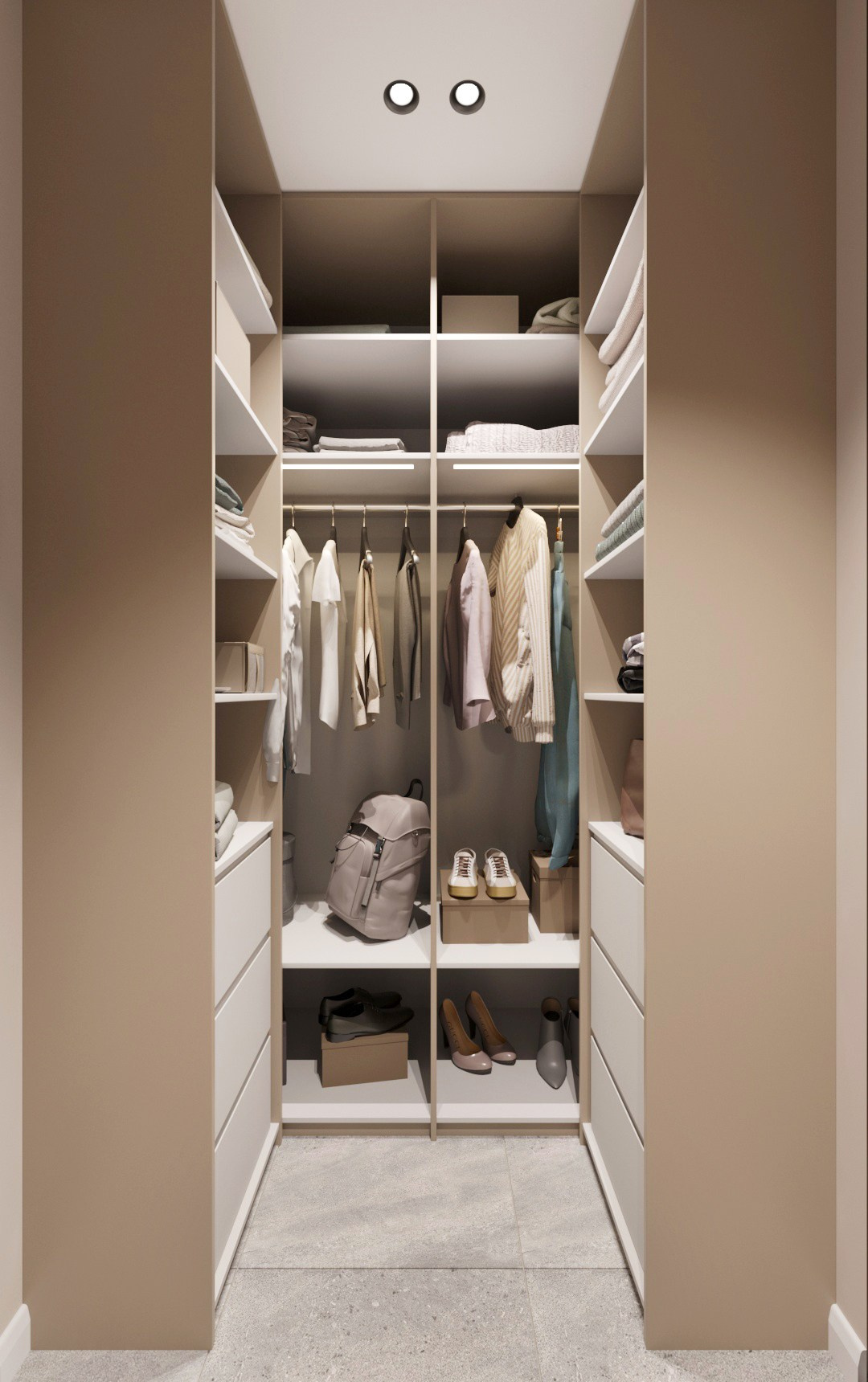 Квартира 54 м² г. Иркутск. ПРОЕКТИРОВАНИЕ ИНТЕРЬЕРОВ И АРХИТЕКТУРНЫХ РЕШЕНИЙ В СТУДИИ SHELOFAST DESIGN