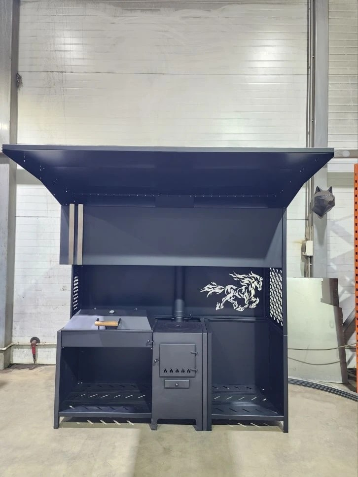 «Вектор» мангальная зона. Купить / заказать мангал для дома в Краснодаре от производителя «Дарбин»