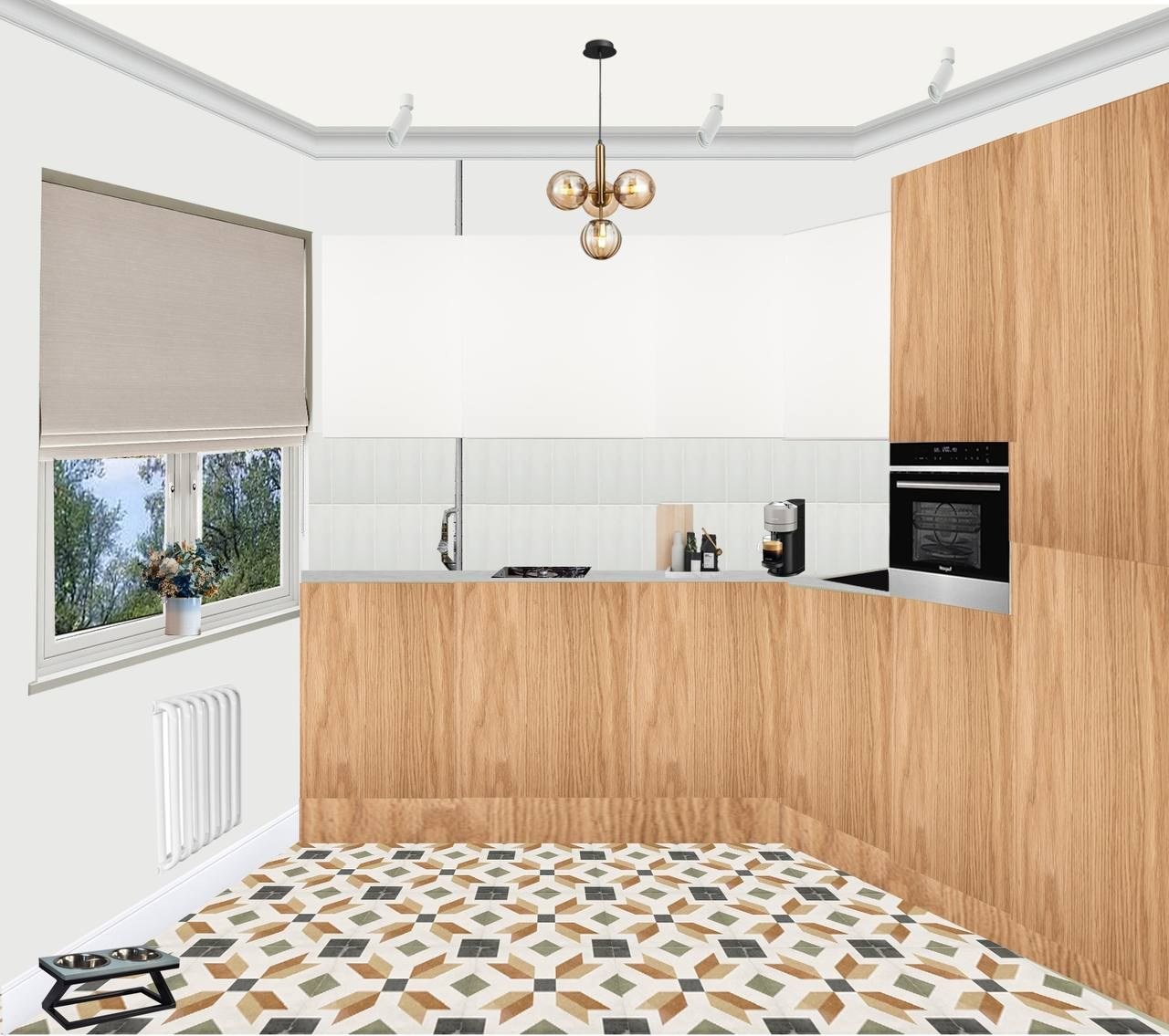 Светлая квартира в панельном доме. Дизайнер интерьера в Москве Ирина Собыленская