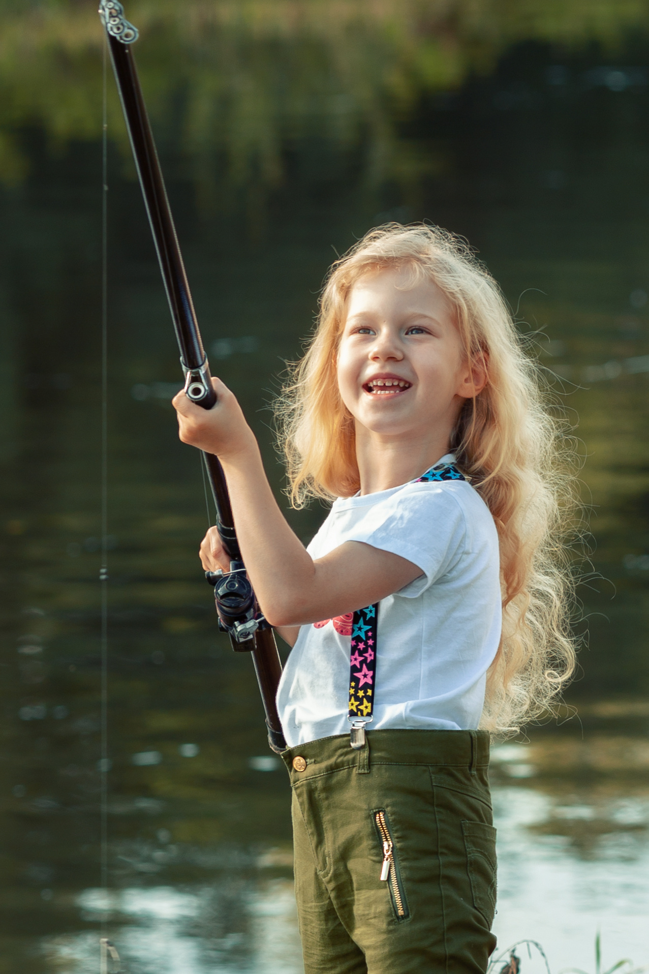 Кира. Вечерняя рыбалка. Актерское и модельное портфолио. Фотограф в Москве Екатерина Коломеец