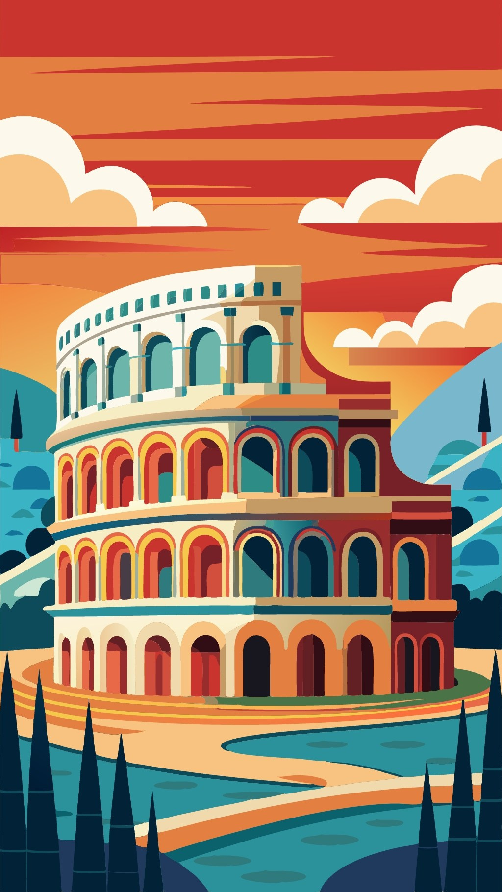 Иллюстрации совместно с ИИ. Grom Design