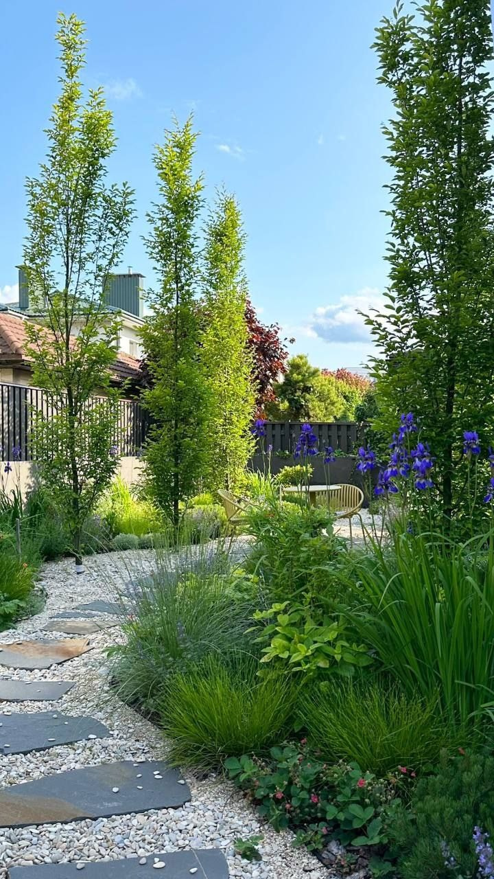 Участок в пейзажном силе. Дизайн интерьера, мебели и ландшафта на КМВ | OXY Design