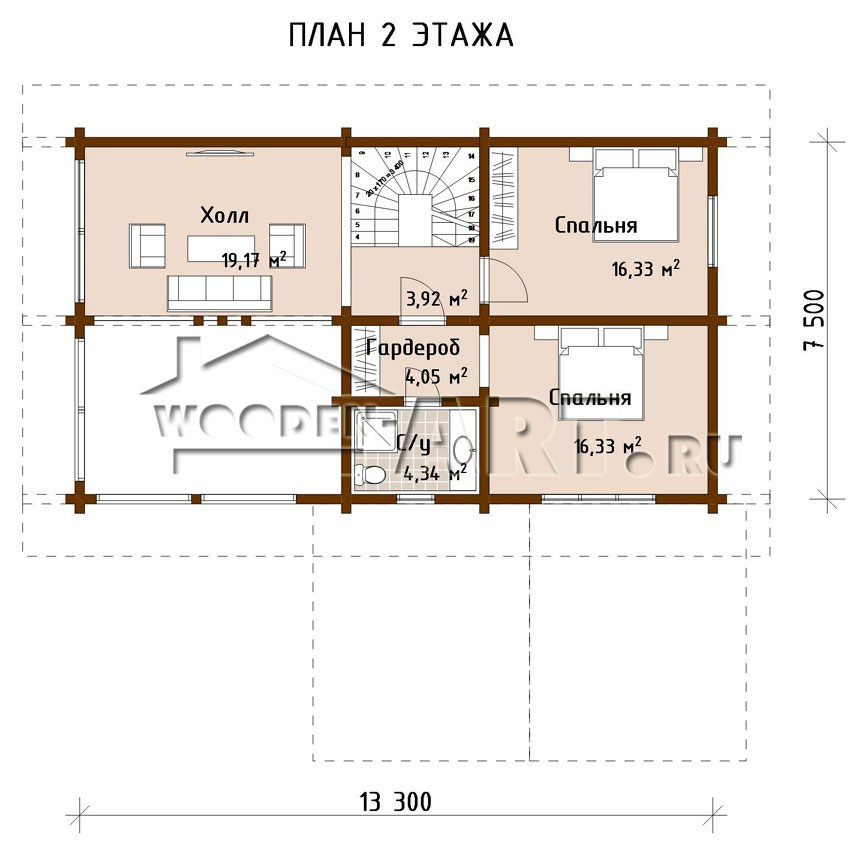 «Еремеево» 236 кв. м. Проекты деревянных домов