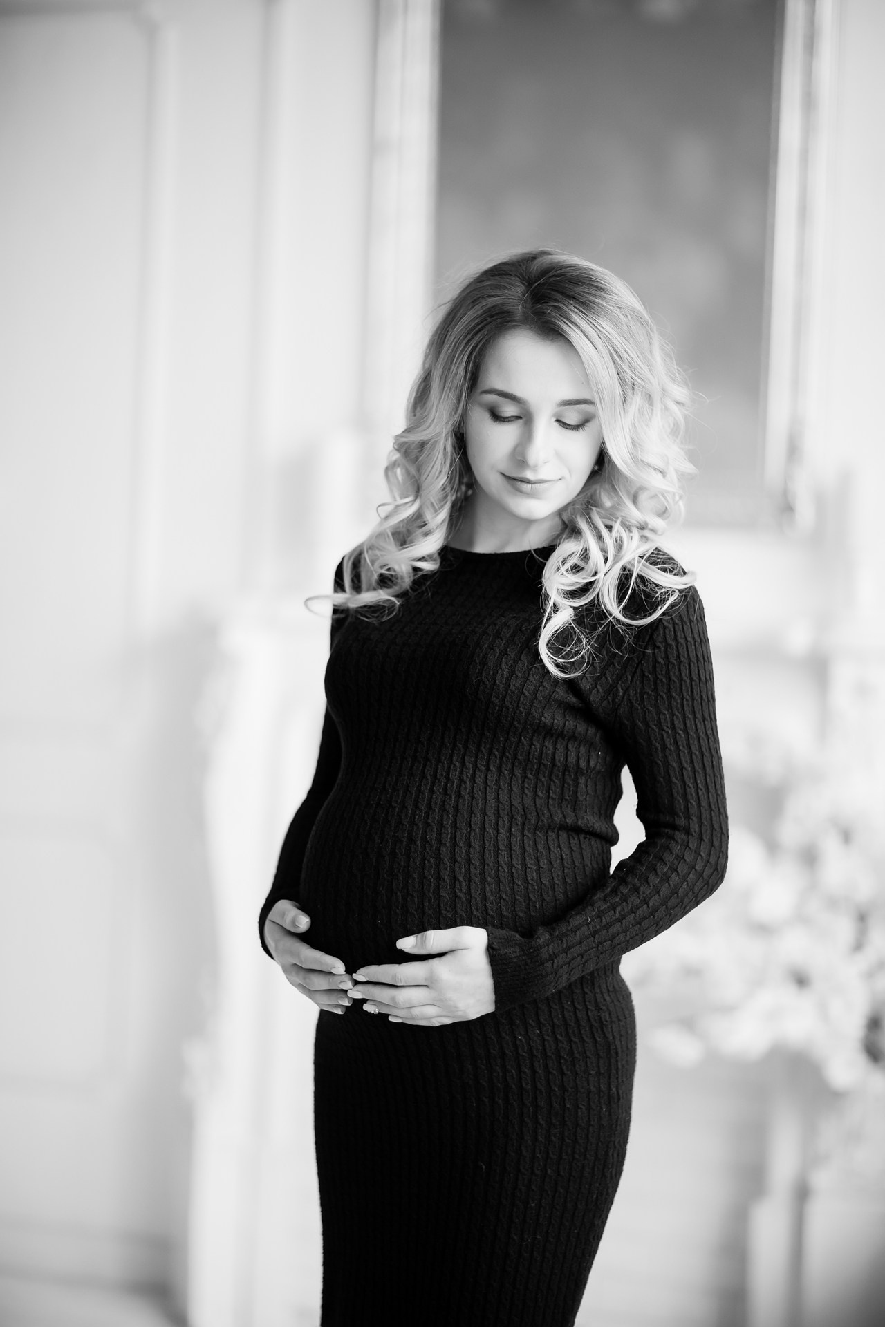 фотосессия в ожидании чуда, фотосессия беременная, жду бейби, Семейная Фотосессия Беременности В Студии, Фотосессия беременных в Рязани, Фотосессия беременных в Москве