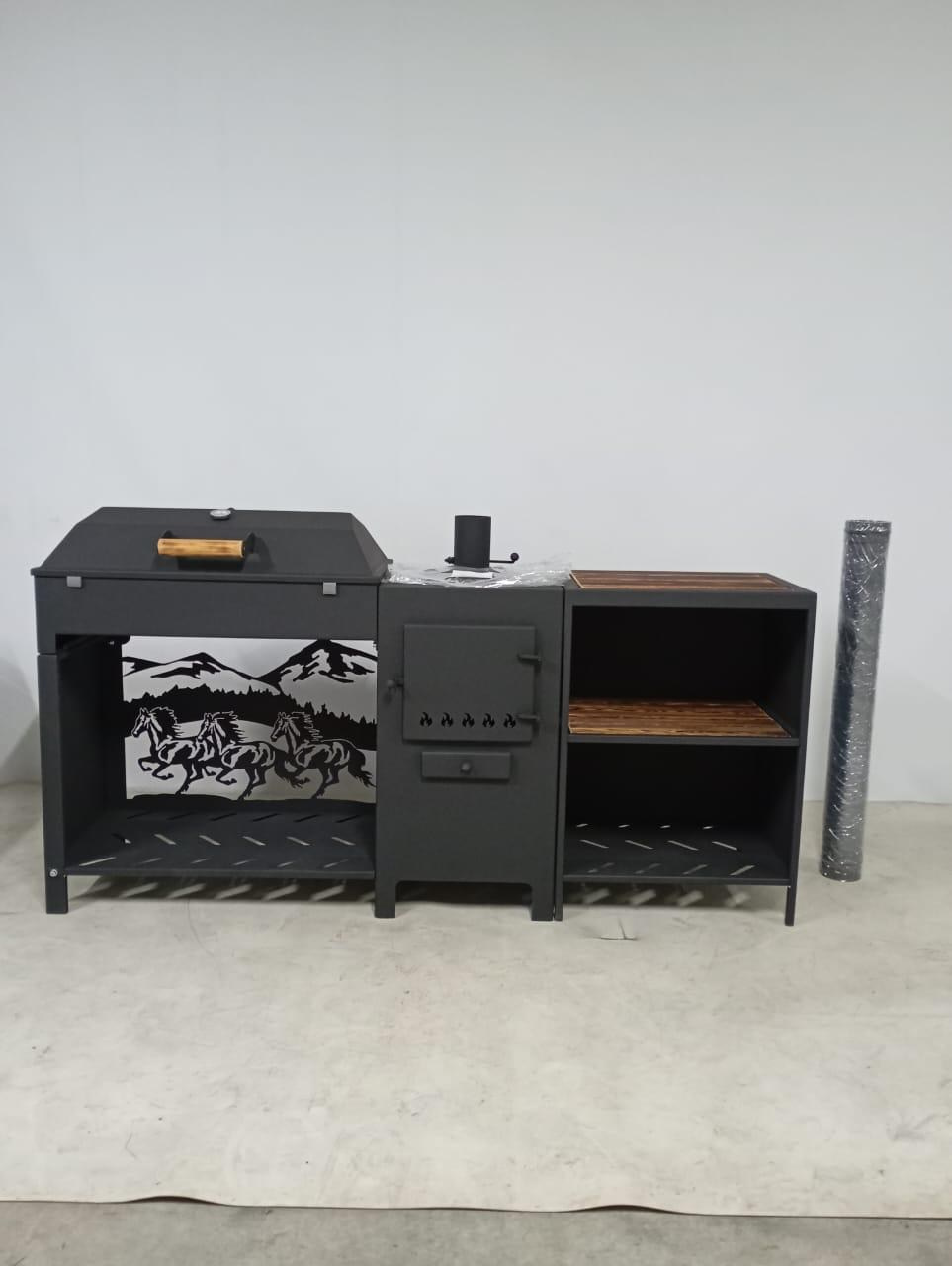 Джета с крышкой барбекю. Купить / заказать мангал для дома в Краснодаре от производителя «Мангал Мастер»