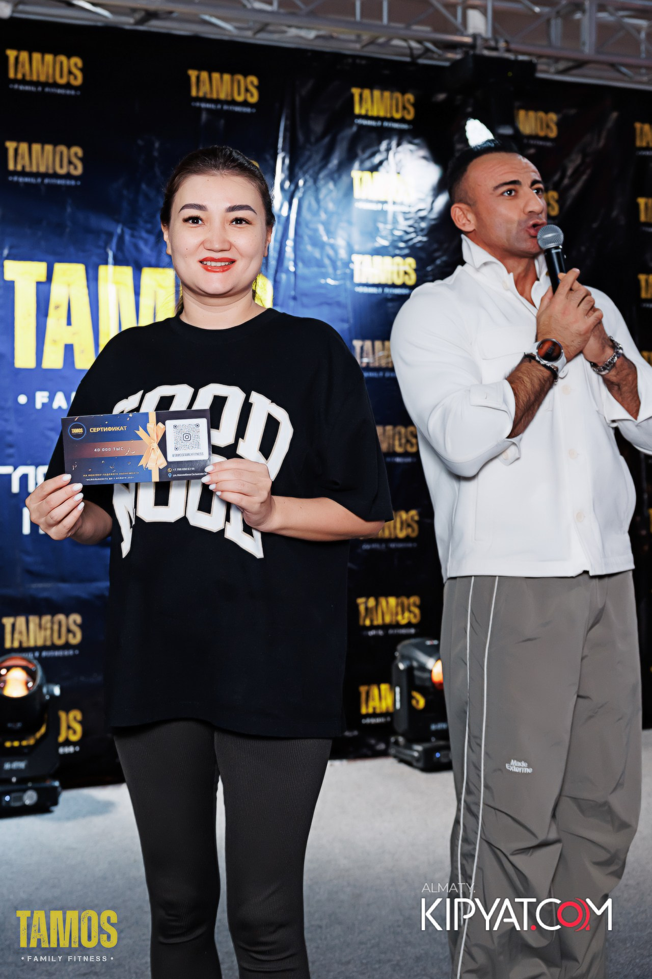 РОЗЫГРЫШ ПРИЗОВ ОТ TAMOS FAMILY FITNESS. КИПЯТКОМ АЛМАТЫ!