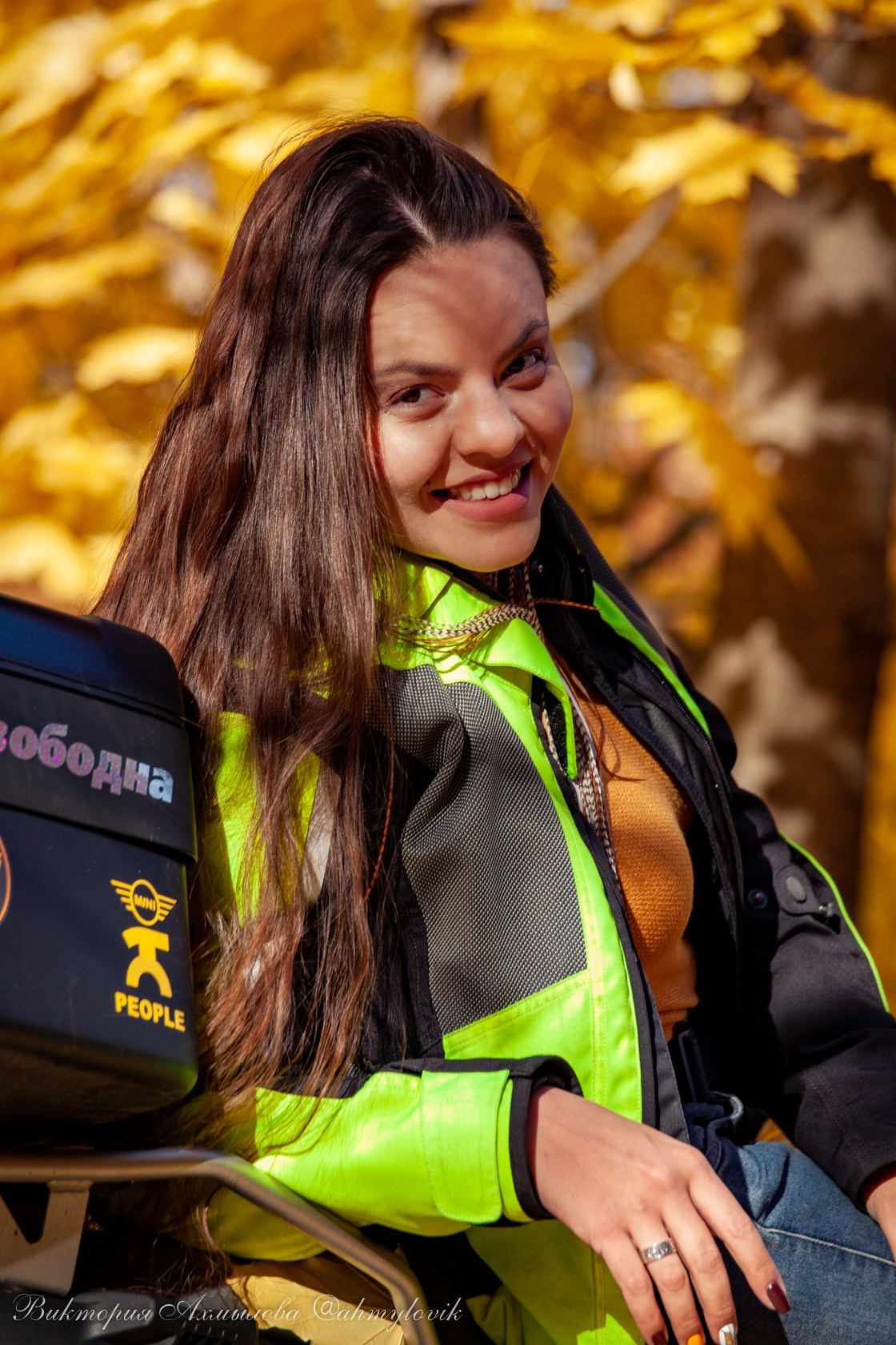 Маша Печенька (BMW GS1200). Виктория Ахмылова. Фотограф в Москве