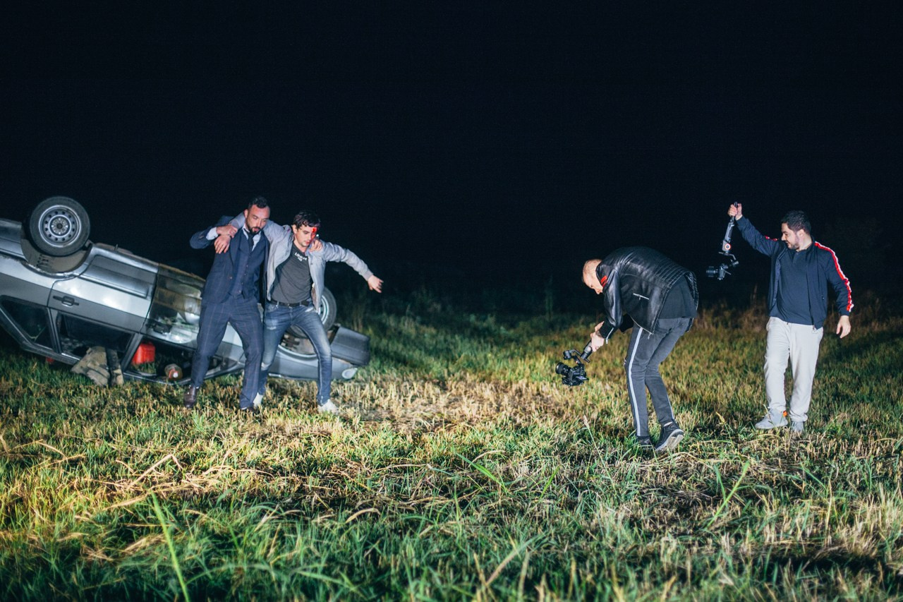 Бэкстейдж съемка рекламы. Фотограф Денис Денисов