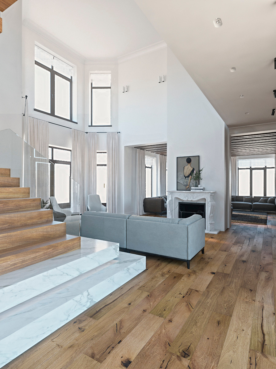 Коттедж г. Старая Русса на стадии проектирования. Дизайн интерьера в Пскове и Великом Новгороде