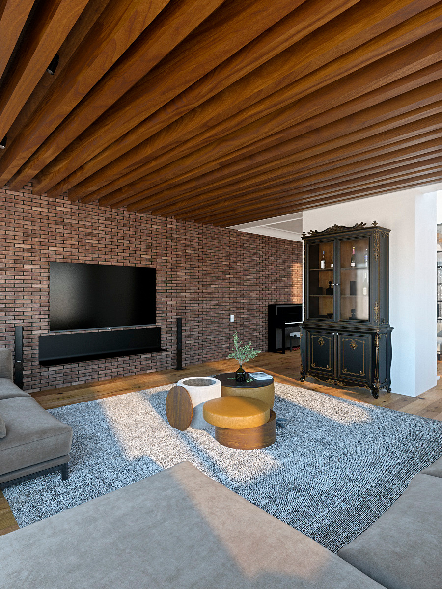 Коттедж г. Старая Русса на стадии проектирования. Дизайн интерьера в Пскове и Великом Новгороде