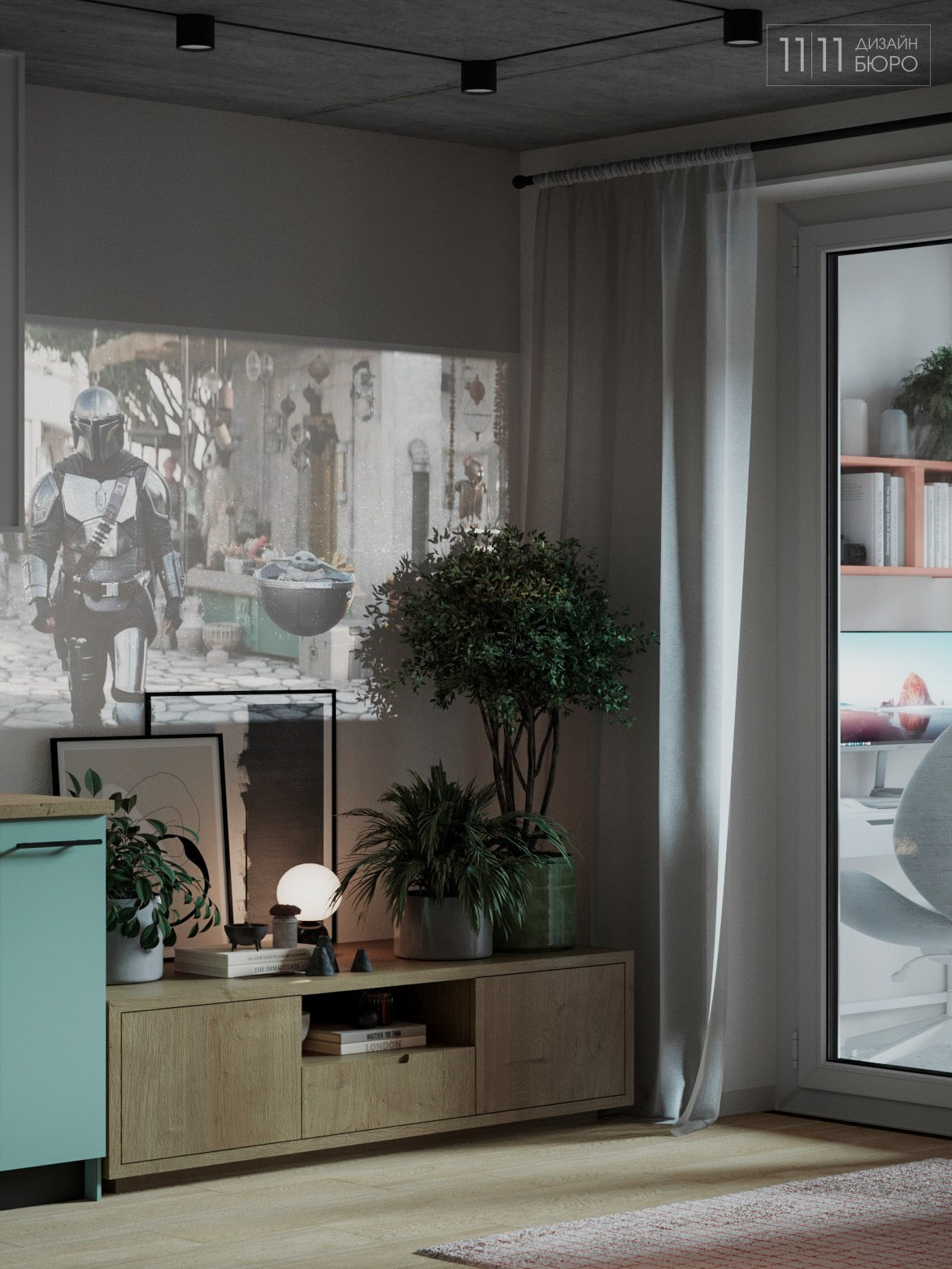 «Спокойная эклектика» — проект небольшой квартиры с яркой прихожей. Дизайн-бюро 11/11, дизайн интерьера с индивидуальным подходом во Владивостоке