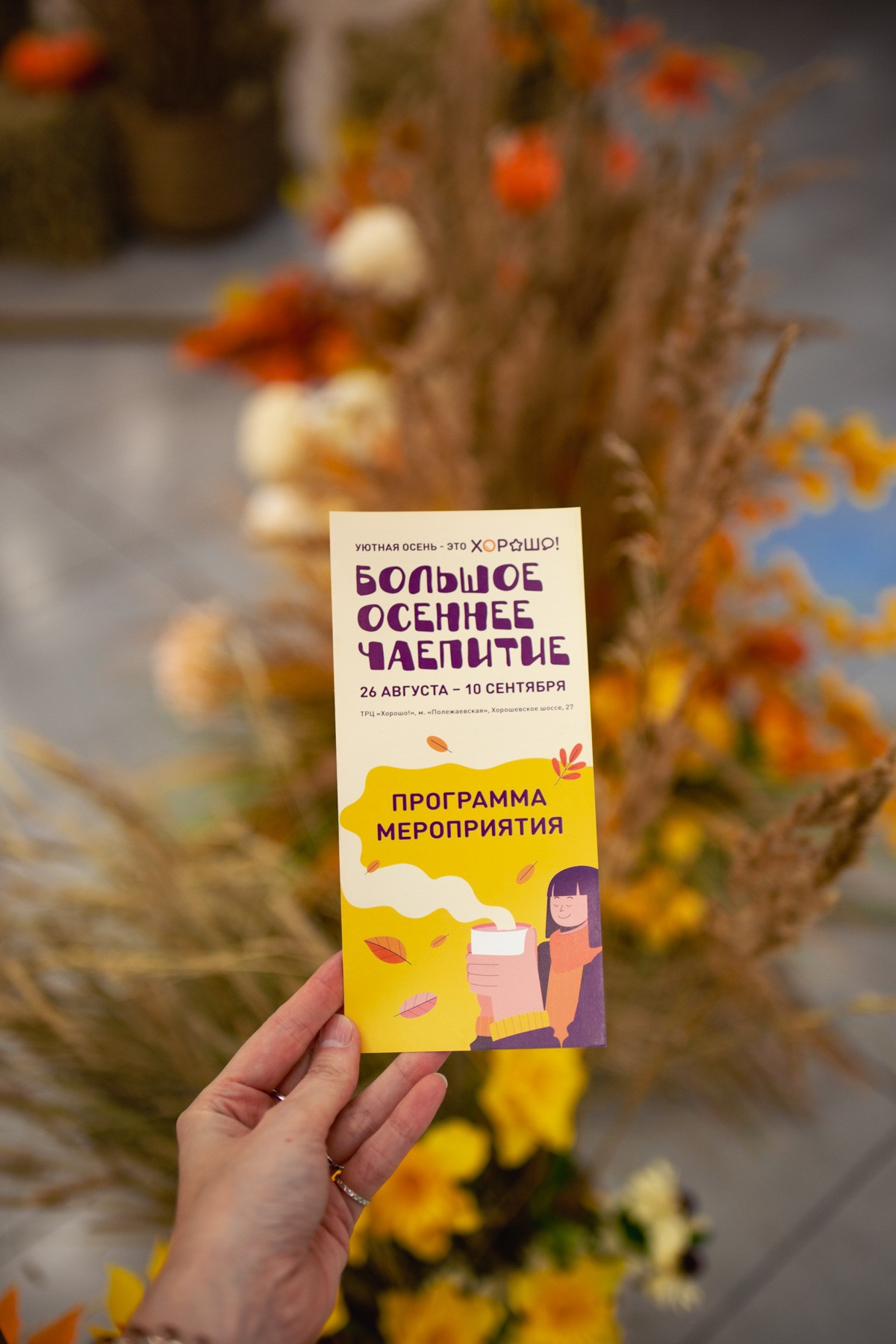 Осеннее чаепитие в ТЦ Хорошо!. Репортажный и концертный фотограф в Москве Анастасия Осень