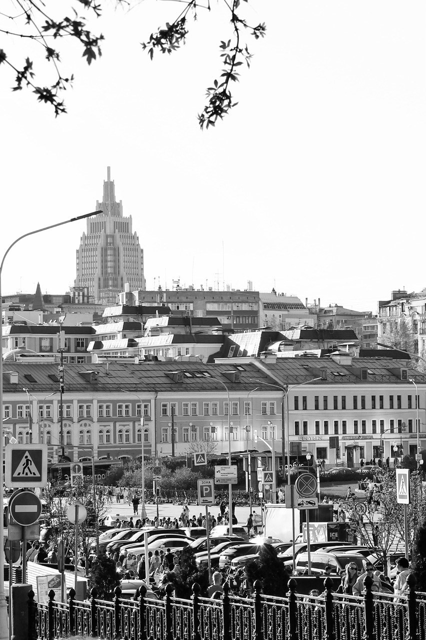 Москва Городской пейзаж 1, Пейзаж, Алина Ридигер, Москва