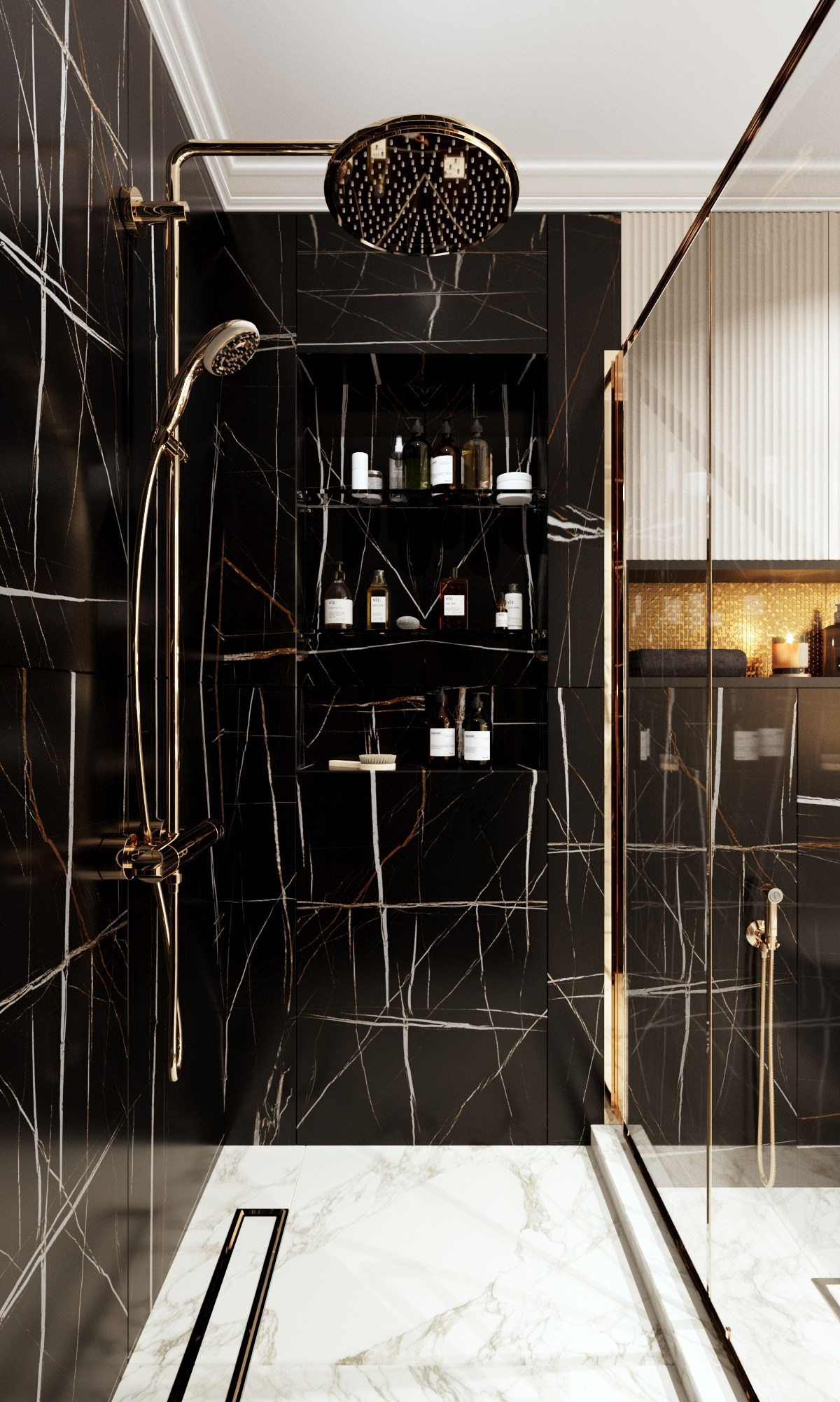 Санузел по проекту Геворгян Арпины. Визуализатор Векшина Елена