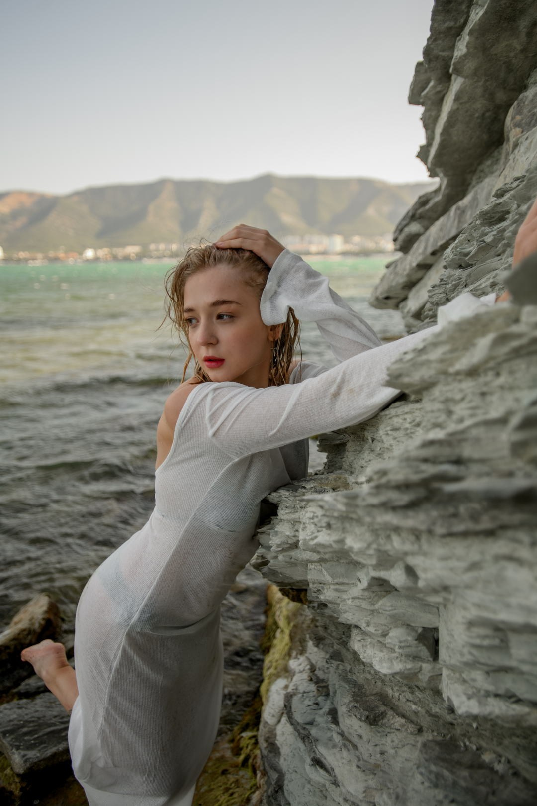 Индивидуальная фотосессия Анастасия на пляже Метрополь — фотограф Жанна Шестопалова