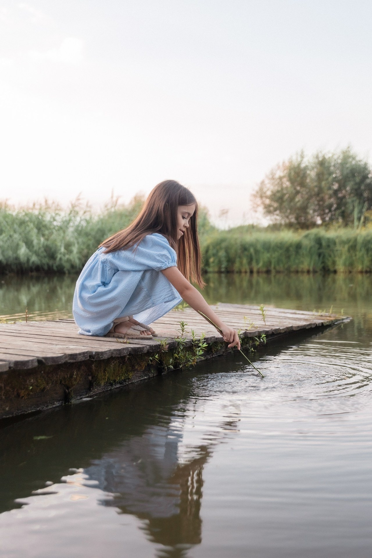 У пруда. Фотограф в Старом Осколе, Губкине Надежда Приболовец