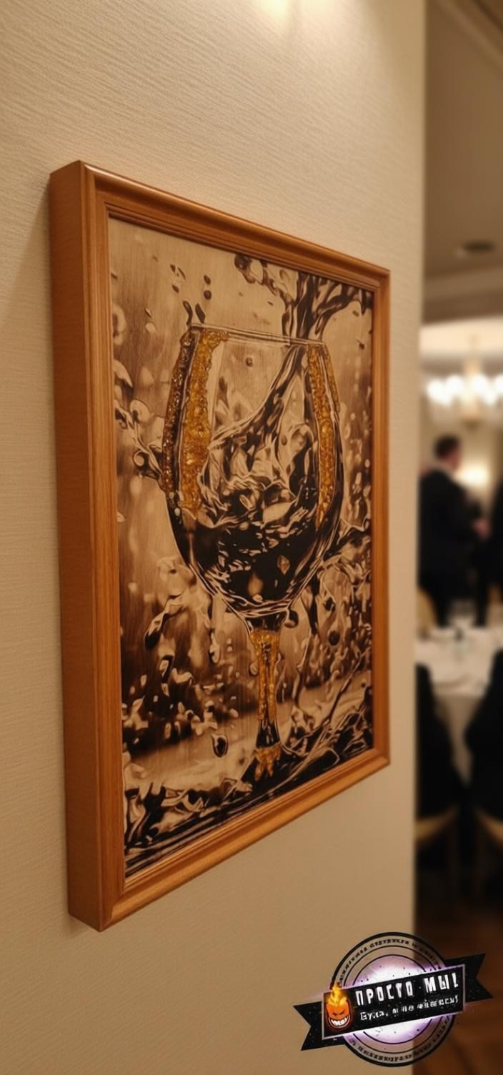 КАРТИНЫ С ЯНТАРЁМ. Выжигания картин и портретов по фото