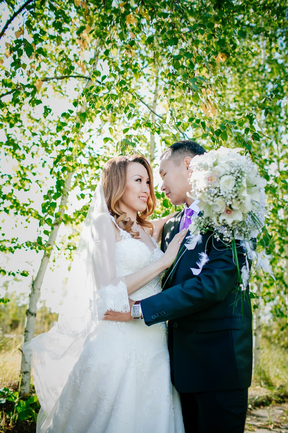 Летнее свадебное фото. Фотограф Надежда Куин, Якутск