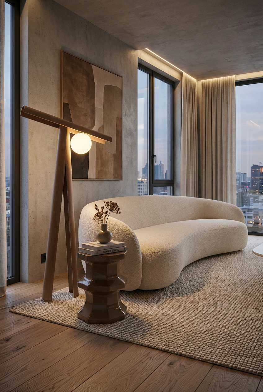 Торшер 'Ярило». Алла Дулова — предметный и интерьерный дизайнер