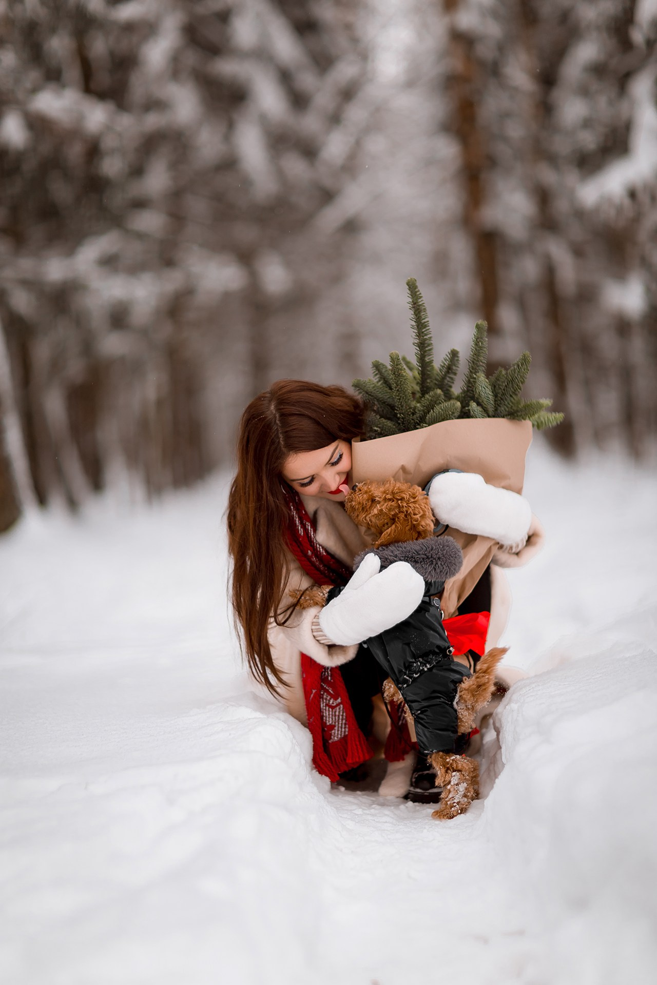 Зимние фотосессии. Katerina Schastlivaya