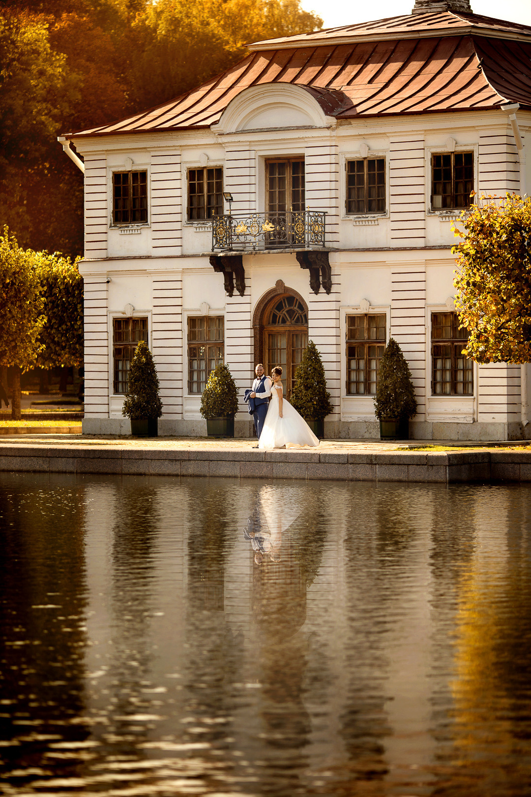 свадьба в Петергофе 