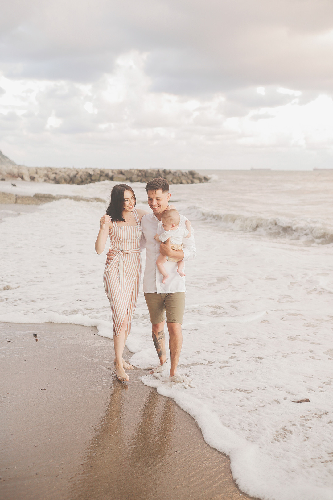 Прогулка у моря. Фотограф новорожденных и семей Туапсе Краснодарский край Анна Альтман